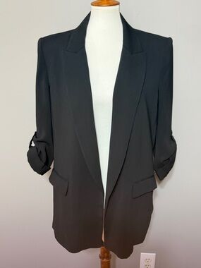 NWOT Zara Classic Black Women's Blazer Jacket - XL